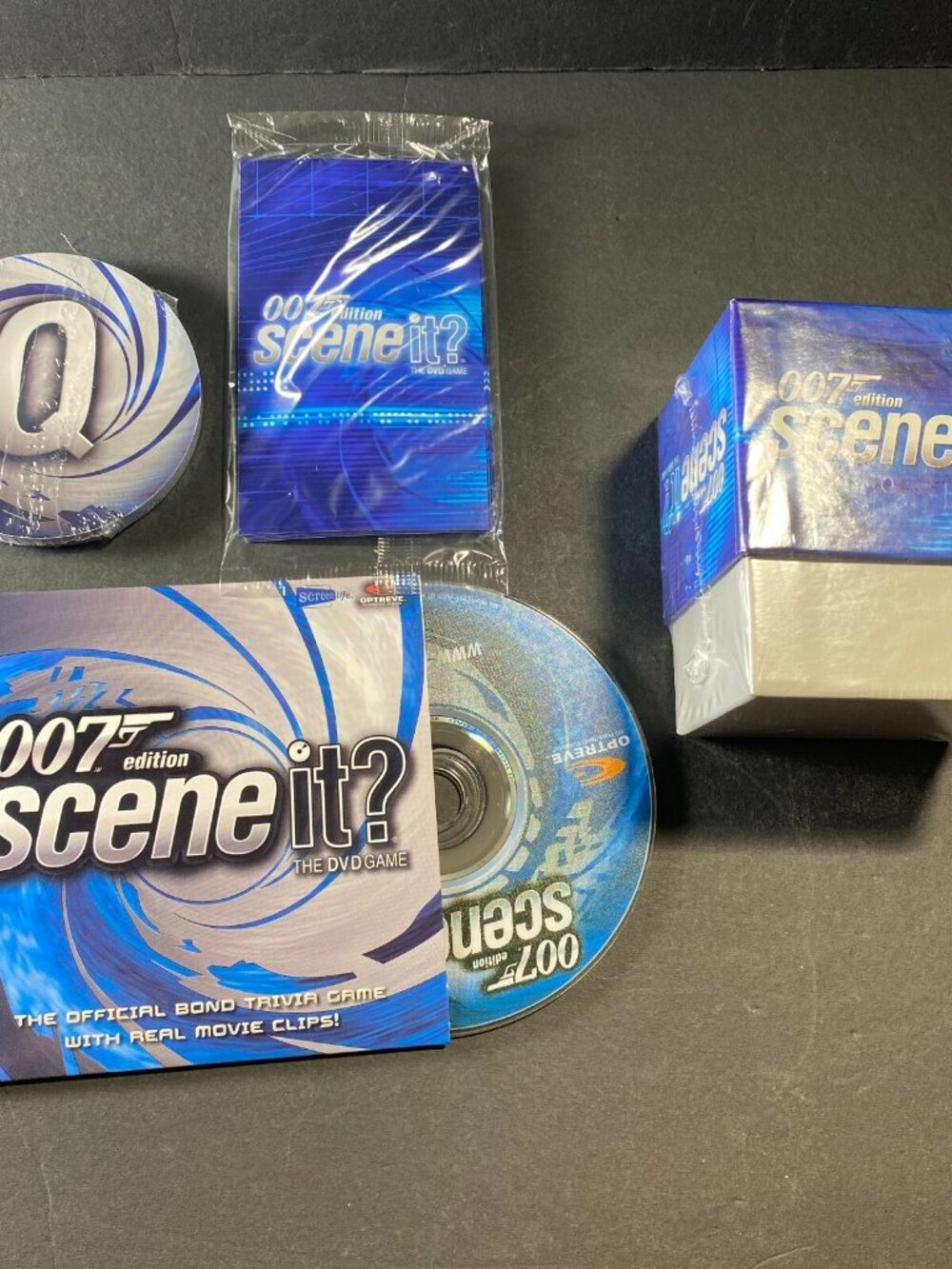 LIKE NEW Lot of 4: Screenlife Scene It 007 Bond DVD Cards